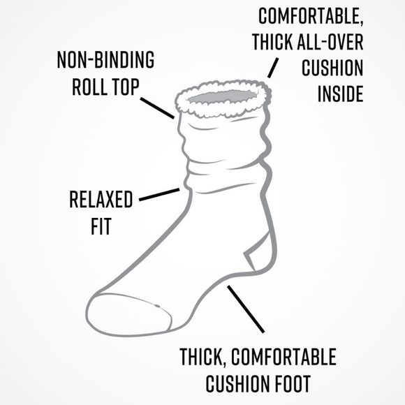 Maggie’s Organics Cotton Socks - Snuggle Slippers - Picture 2 of 2